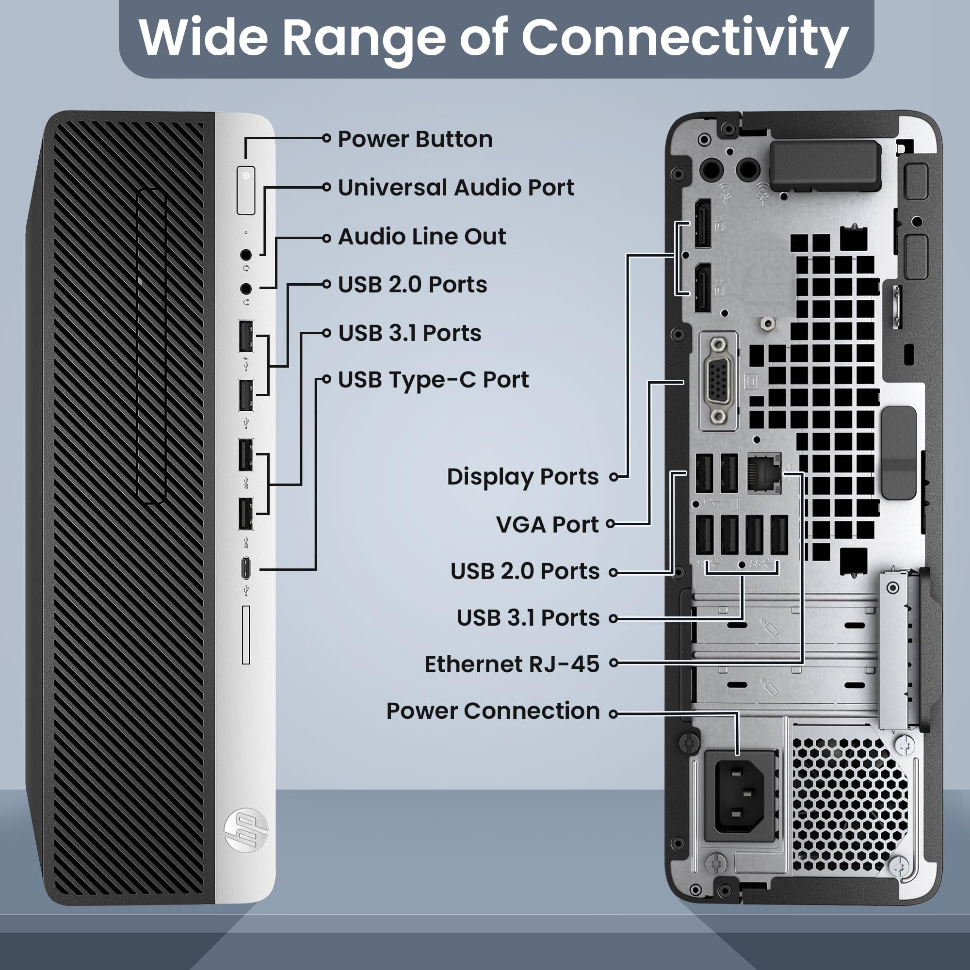 Amazon.com: HP Computadora de escritorio 800 G5, Intel i5 9500